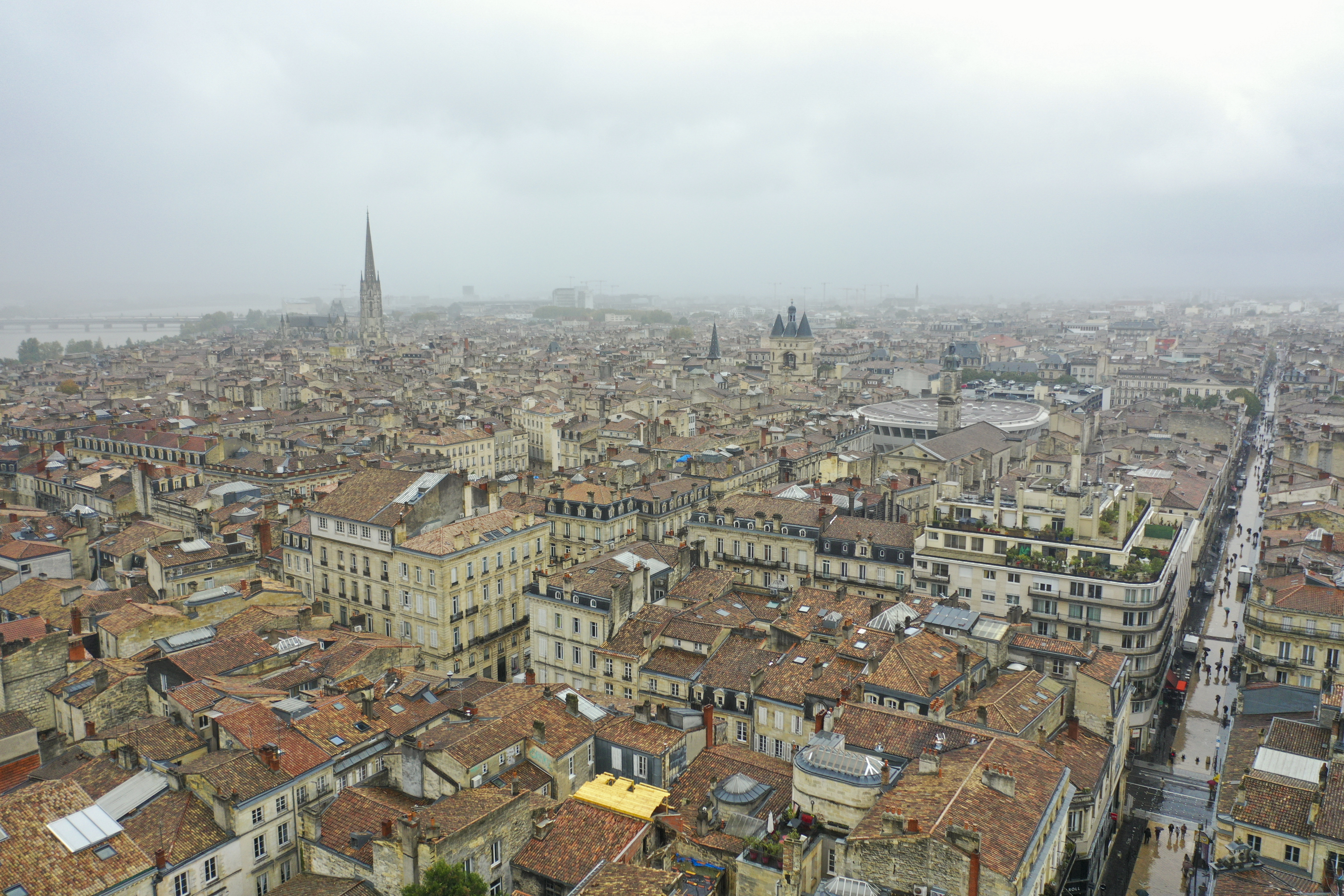 Vue aérienne du centre ancien