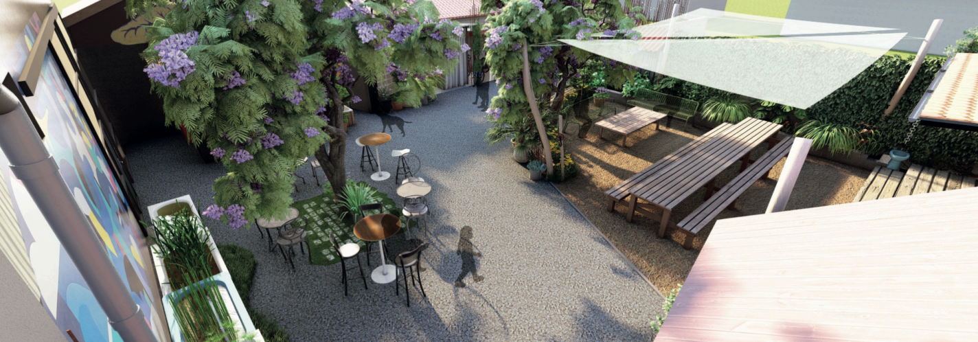 Image média: Détente et des plantes