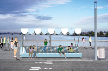 Projection 3D d'un EPOP! sur le