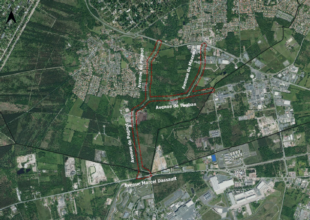 Image média: Requalification des avenues de Mazeau, Touban et Pagnot à Mérignac et Saint-Médard-en-Jalles
