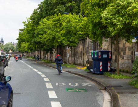 Image média: Aménagement de la ligne 11 du réseau vélo express entre Bordeaux et Mérignac