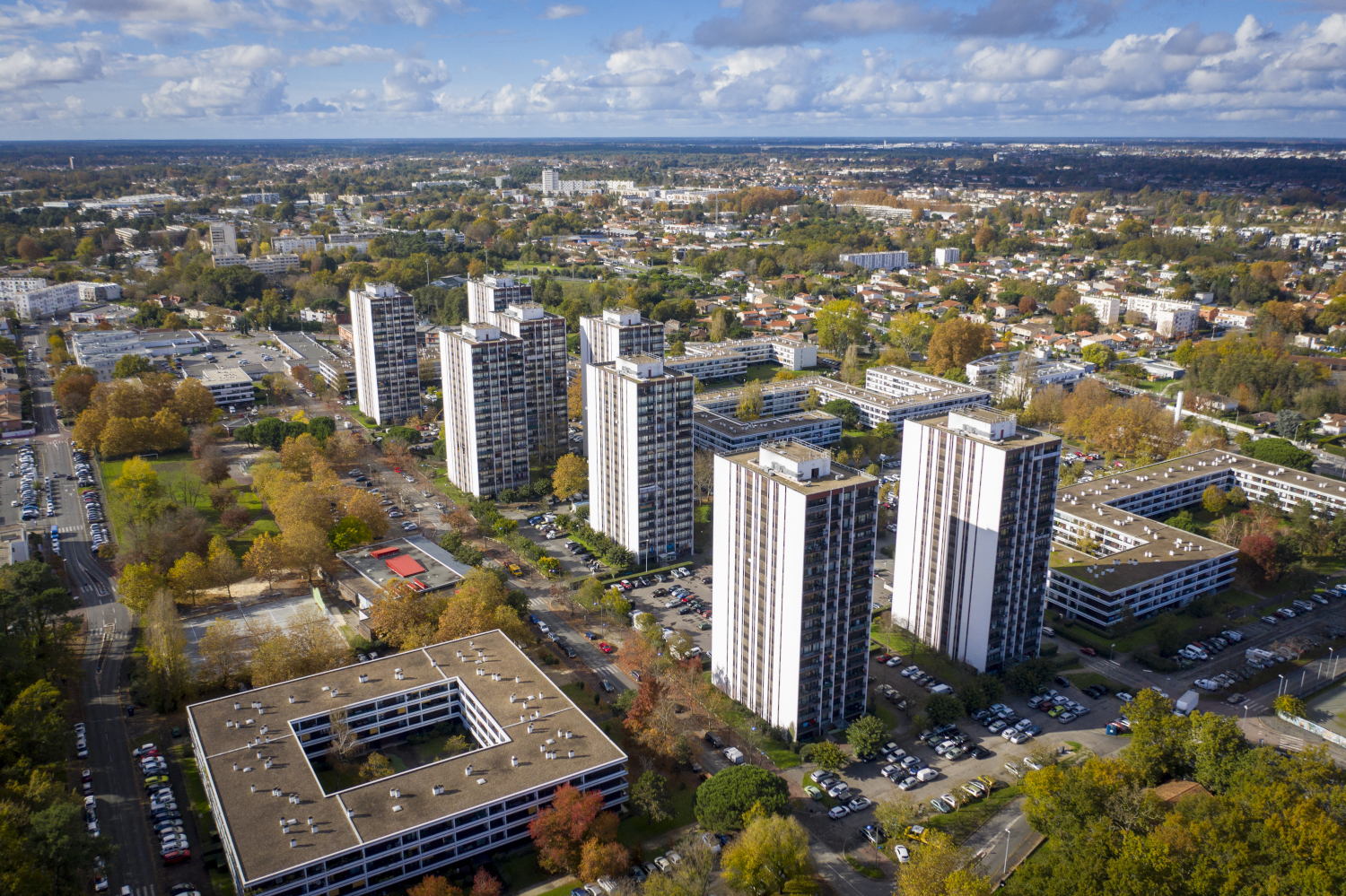 Image média: Evaluation environnementale du projet de renouvellement urbain du quartier Saige à Pessac