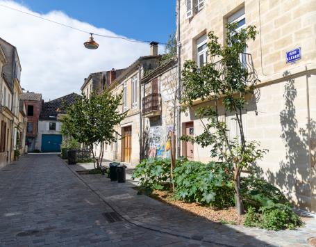  La rue Kléber, devenue rue-jardin, a été requalifiée dans le cadre du projet ReCentres 