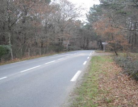 La route de Cujac et le secteur dit « des Vignes » à Saint-Aubin de Médoc