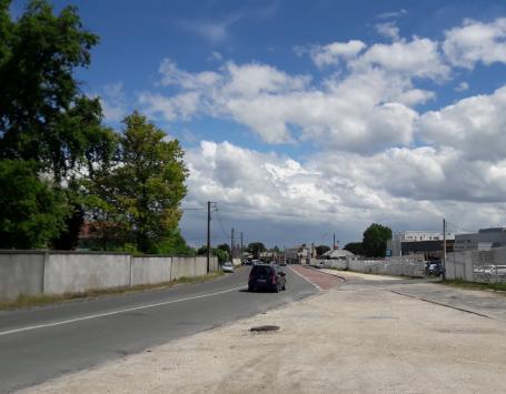 Vue vers la Route de Toulouse